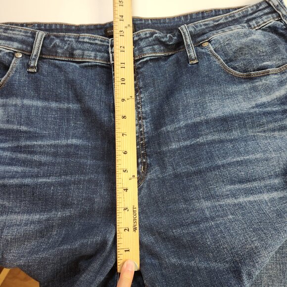 Silver Dark Wash Men's Straight Leg Denim Jeans 44/34 - Picture 14 of 15